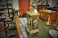 Victorian brass clock Thumbnail 3