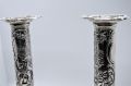 Pair of victorian silver candlesticks Thumbnail 3
