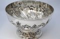 Silver victorian rose bowl Thumbnail 2