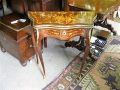 Small rosewood card-table with inlay and gilt  Thumbnail 1