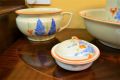 six piece porcelain jug & basin set Thumbnail 3